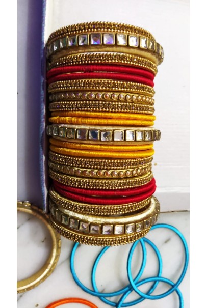 Bangle Set - Red and Yellow Bangle Set - Red and Yellow